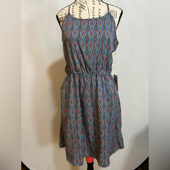 Mountain Khakis Multicolor Sleeveless Patterned Dress - Picture 1 of 10